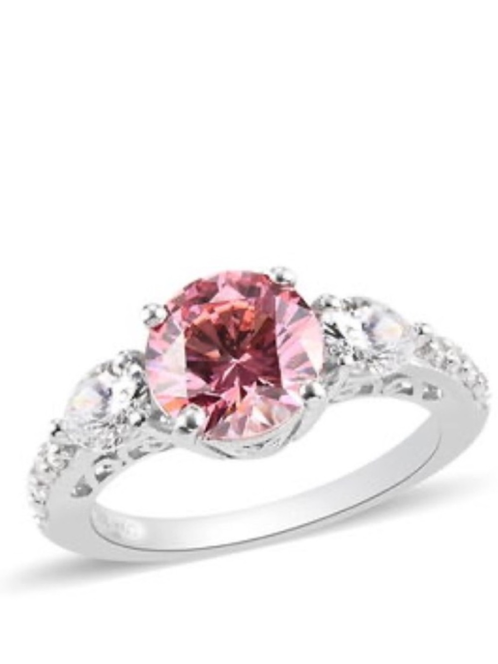 SWAROVSKI Fancy Pink Zirconia Ring